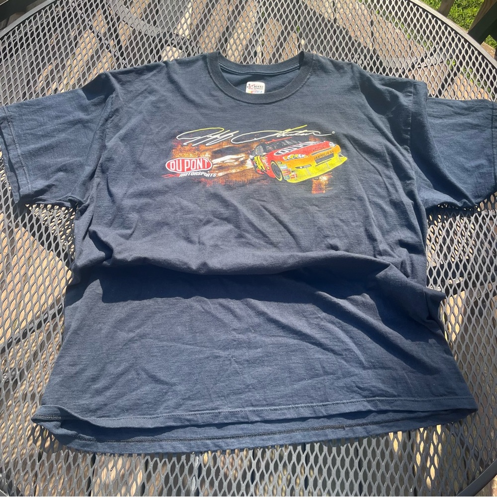 Jeff Gordon Graphic T Shirt, 2XL, Black, Chase Authentics, NASCAR #24